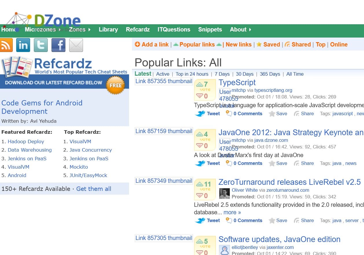 Don't look now, I'm on DZone