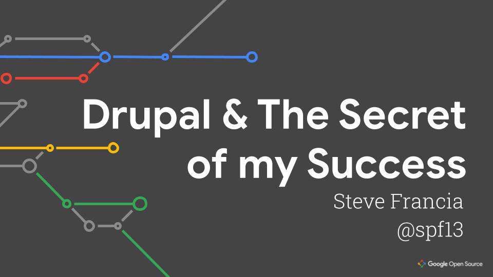 Drupal and the secret of my success