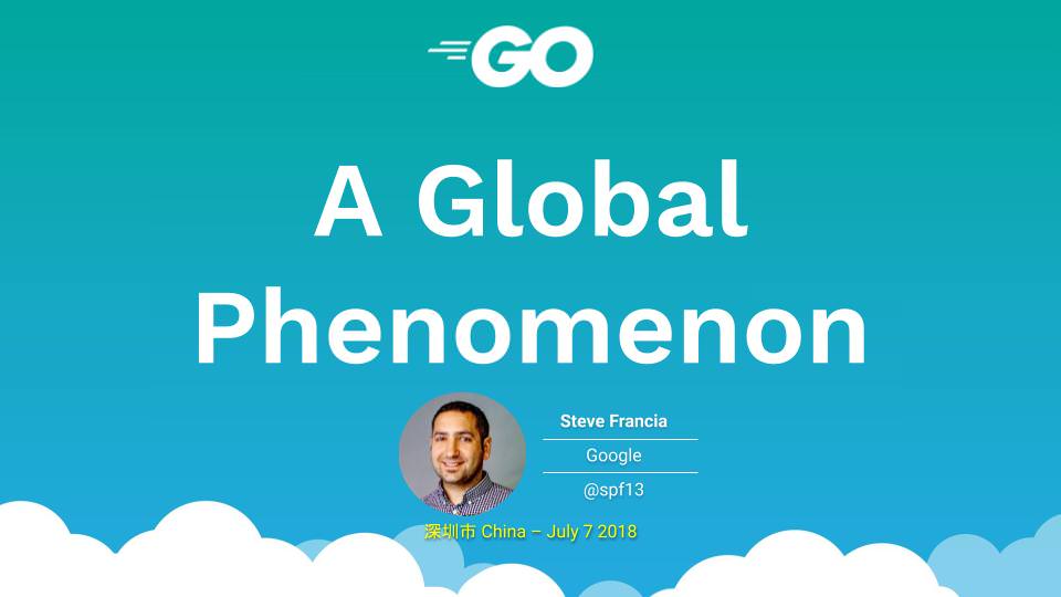 演讲：Go, a global phenomenon (英语演讲)