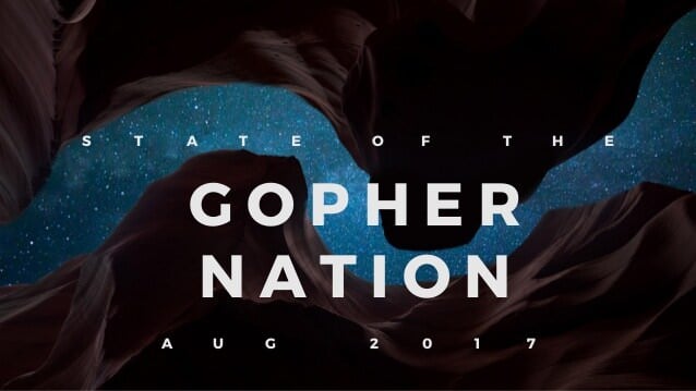 State Of The Gopher Nation - Golang UK 2017