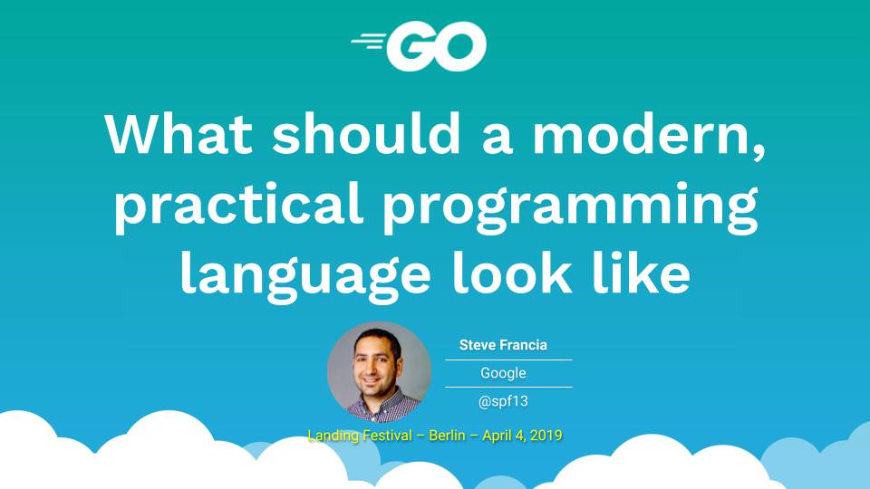 What Should a Modern Practical Programming Language Look Like